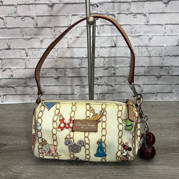 Disney Dooney & Bourke Mini Charms Barrel Purse Bag Mickey Mouse